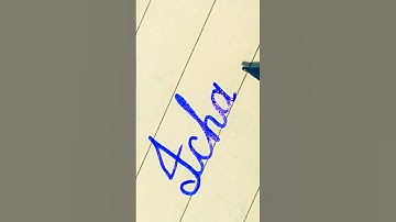 icha name in style with fountain pen 🖋️ #shorts #viral #handwriting #fountainpen