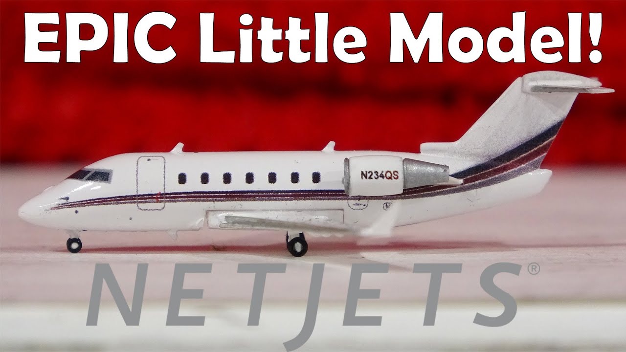 3D Design Deck NetJets Challenger Unboxing!