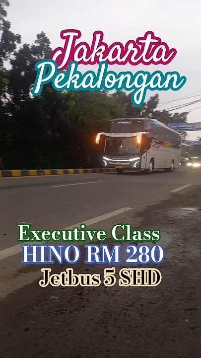Keberangkatan pagi, bus SINAR JAYA Executive Class tujuan PEKALONGAN#shortvideobus