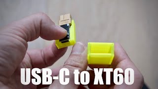 USB C to XT60 adapter for Lipo charger