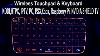 Evanpo E3+ Wireless TouchPad Keyboard Review PC / Android TV / KODI /XBox/ PS3