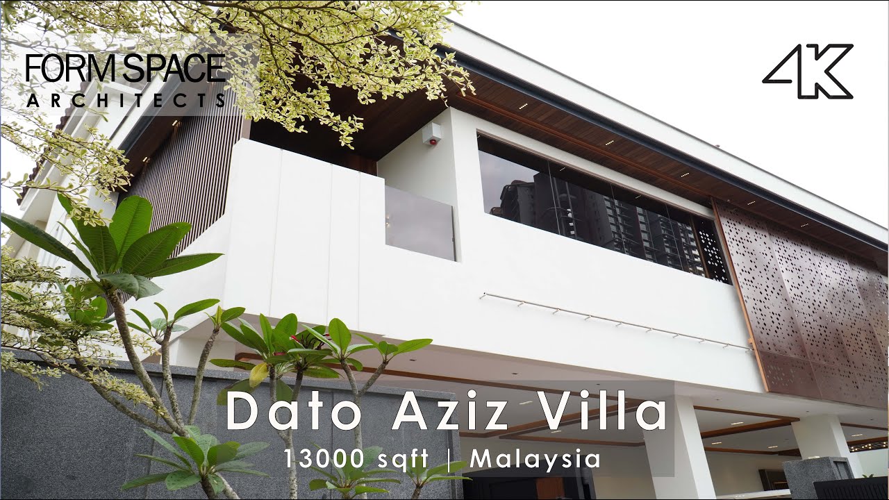 Dato Aziz Villa  In Taman Pauh Jaya, Penang , Malaysia | FormSpaceArchitects | Home Tour | 4K