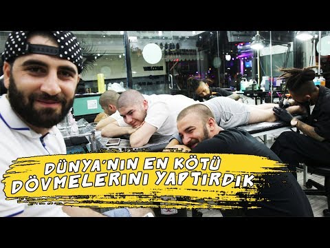 DÜNYANIN EN KÖTÜ DÖVMELERİNİ YAPTIRDIK!