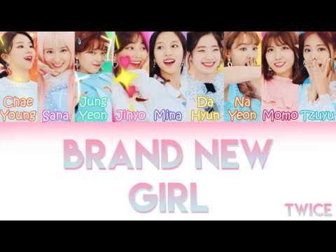 Twice 트와이스 トゥワイス Brand New Girl Color Coded Lyrics Kan Rom Pt Br Youtube