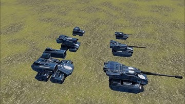 SciFi RTS Series Artillery + Missile Launchers