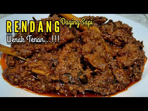 Bahan Dapur RESEP RENDANG DAGING SAPI EMPUK BIKIN KETAGIHAN Yang Enak Rasanya