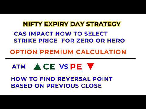 Nifty Expiry Day Strategy Options பிரீமியத்தின் Mathemetical லெவல்ஸ் ||#zerohero #sensex #nifty