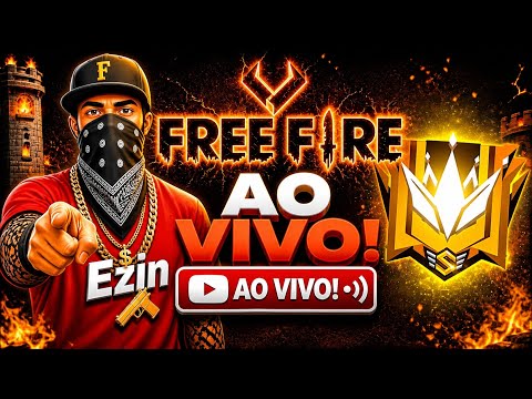 FREE FIRE AO VIVO 🔥 SALA E RANK 🔥😈