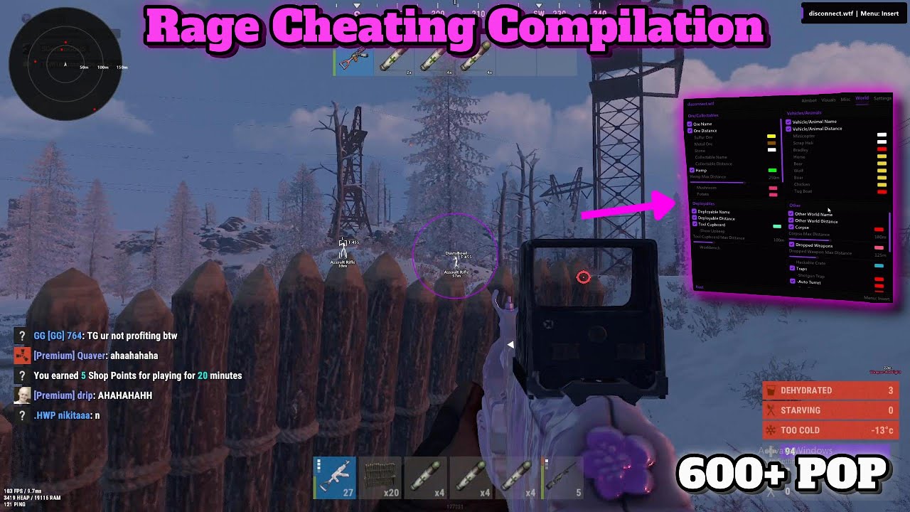 RAGE CHEATING Till a Admin Bans Me.. ( Clip Compilation ) - YouTube