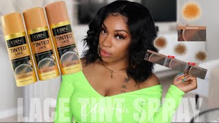 EBIN LACE TINT SPRAY + CELIE HAIR INSTALL | DOES IT WORK?? | TYESTYLEZ -  YouTube