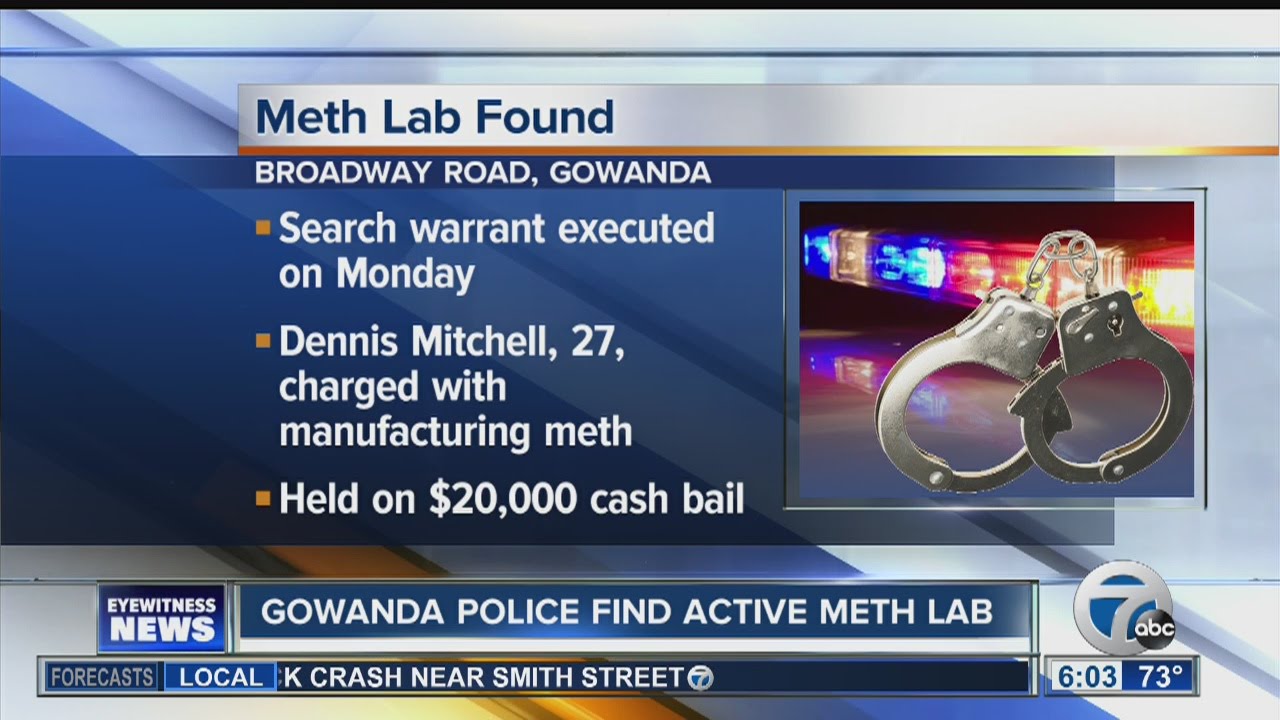 Gowanda police find active meth lab YouTube