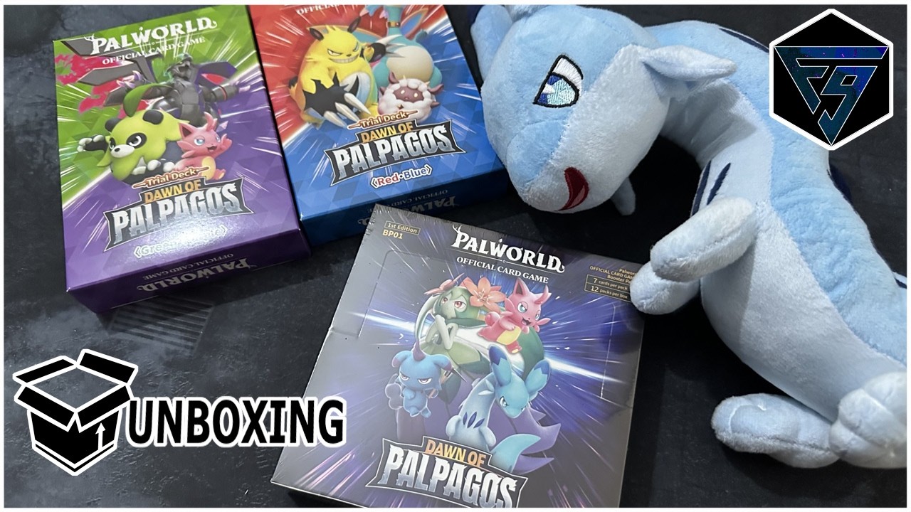 Unboxing: Palworld Official Card Game Booster Box + Trial Decks