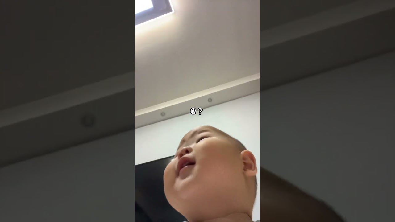 Cute Baby Taking Selfie 