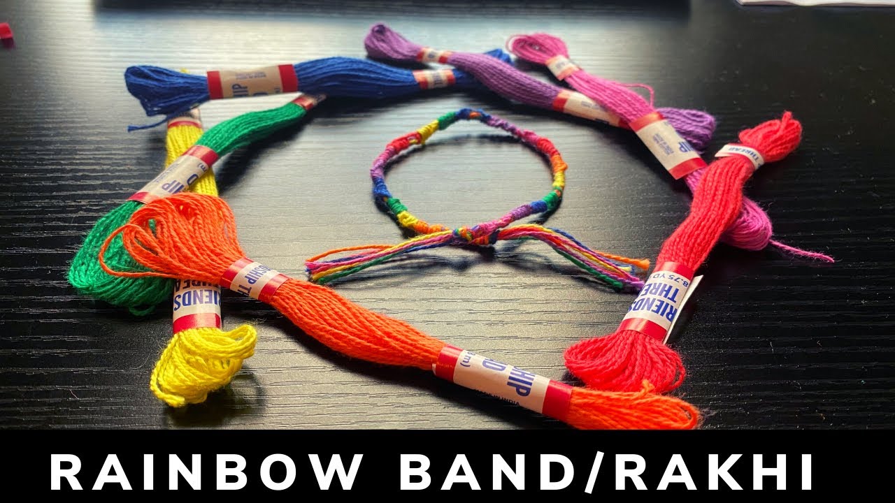 Rainbow Friendship Band / Easy and simple Friendship Band with Seven ...