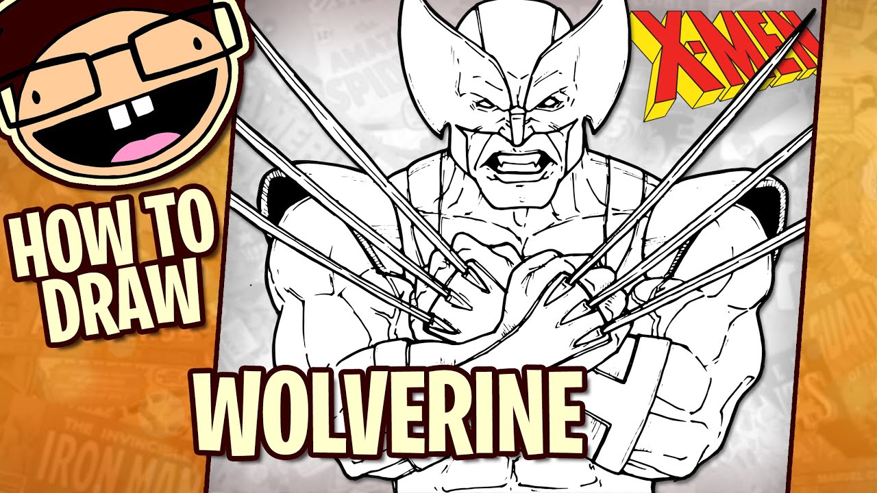 How to Draw a Wolverine