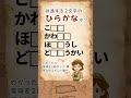【🐣脳トレ🐣頭を使う習慣づくりにどうぞ💁‍♀️】ひらがな穴埋めクイズ！#脳活 #認知症予防