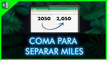 Cómo PONER la COMA DECIMAL en los Números de Excel - Rápido y Fácil