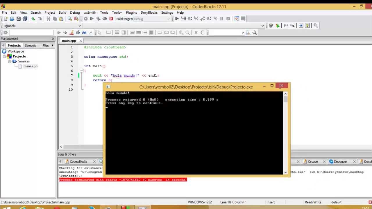 C++ tutorial 1. Instalando codeblocks - YouTube