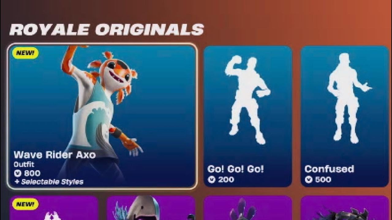Fortnite Item Shop March 5 2025 - New Wave Rider Axo Outfit
