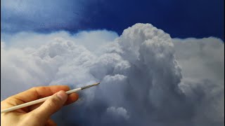 How to paint clouds - realistic cloud painting tutorial