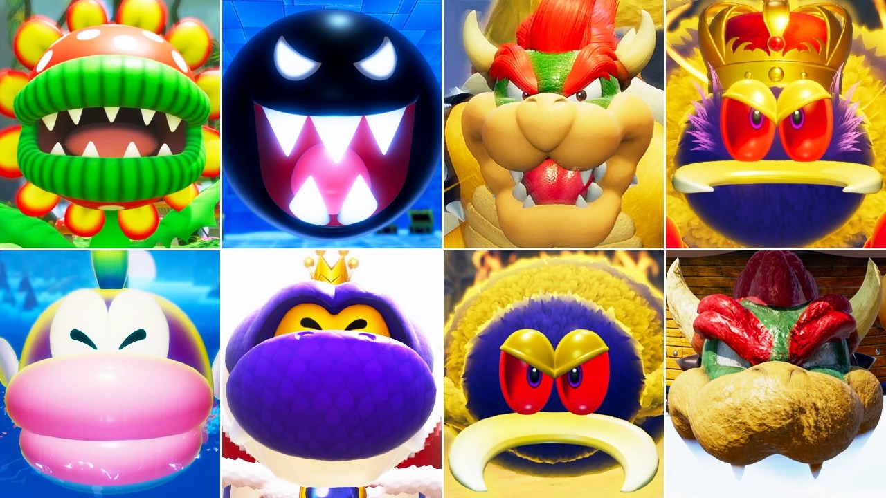 Mario Tennis Fever - All Bosses (No Damage)