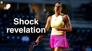 Aryna Sabalenka makes shock revelation ahead of Rome final versus Iga Swiatek #sabalenka