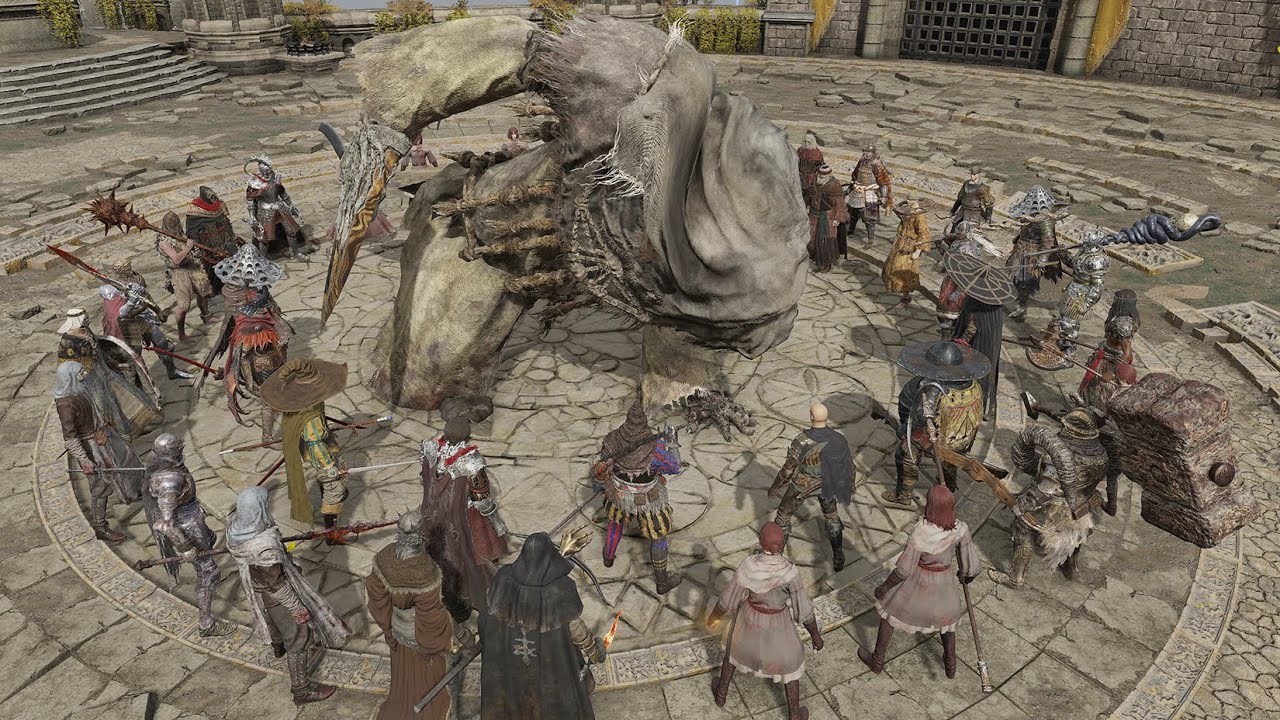 Beast Clergyman Vs NPCs - Elden Ring