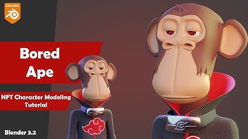 Creating Bored Ape NFT 3D Model | Blender 3D Part 2.