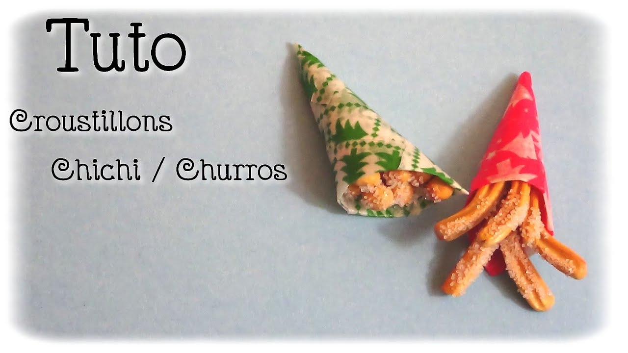 { Little FIMO } Croustillons / Chichi / Churros diya tailors