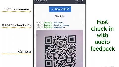 Fast QR code event attendance check-in using Darkaa add-ons for Google Forms / Sheets, Jotform, etc.