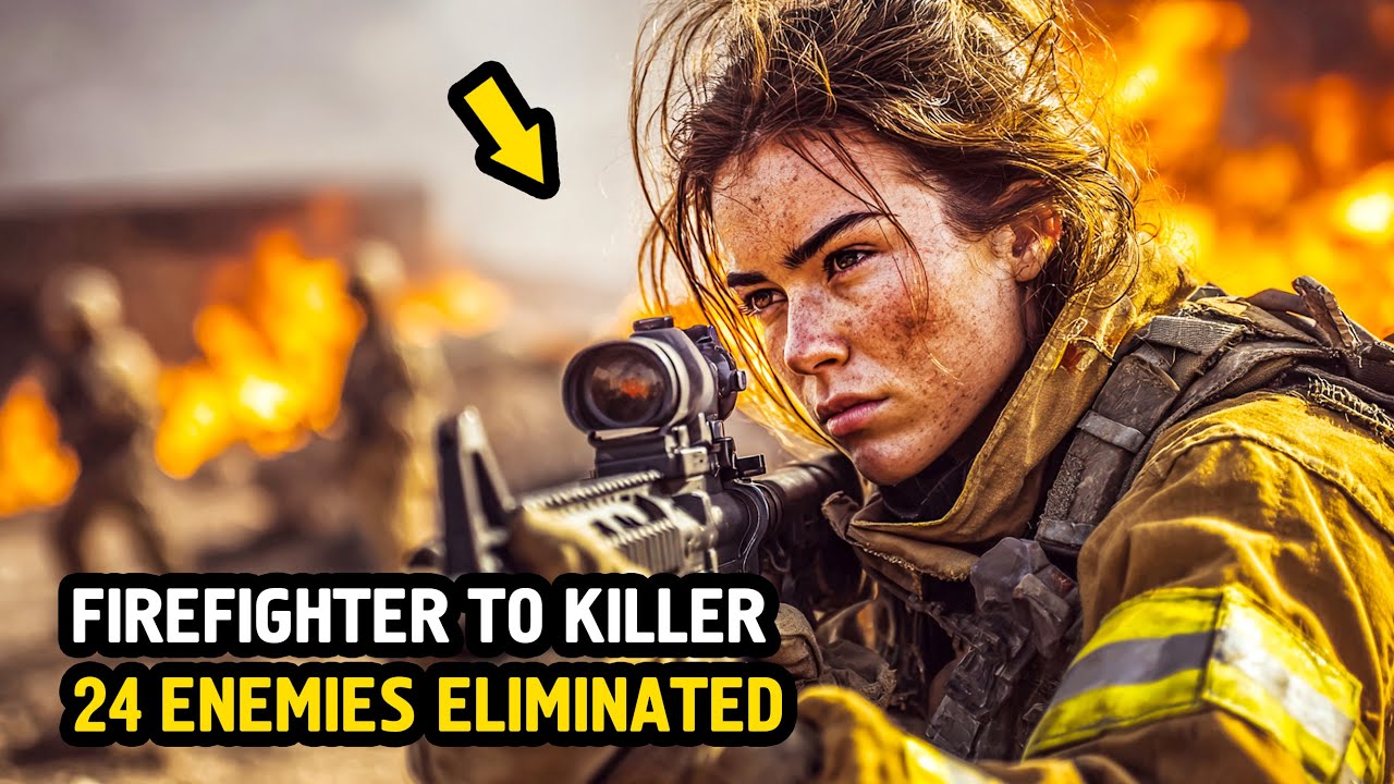 She Was Just the Base Firefighter — Until Enemies Torched the Compound and She Grabbed an M416