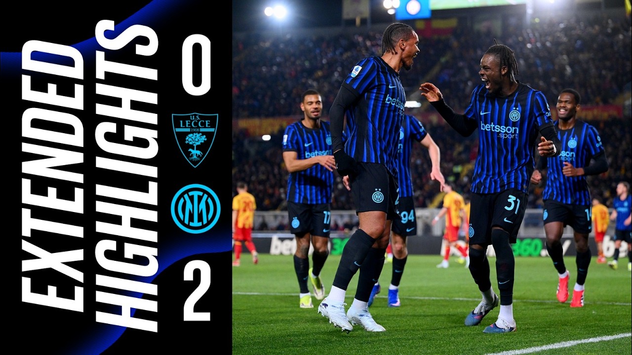 DUE GOL E TRE PUNTI, GRANDE VITTORIA IN TRASFERTA 🤩 | LECCE O-2 INTER | EXTENDED HIGHLIGHTS 📺