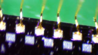 CX-3000 45 degree angle rotational inspection of wire bond