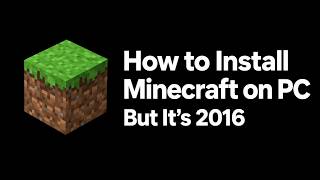 How to install Minecraft on PC but its 2016 screenshot 5
