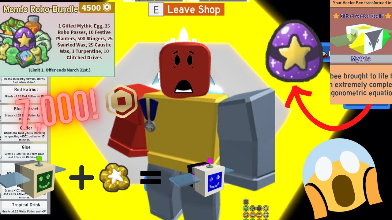 Spending 7K ROBUX!!! (Bee Swarm Simulator) - YouTube