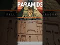 FALL 0F EGYPT'S FIRAON'S: History Written on PARAMIDS ! A Lesson for All Time