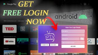 How to install IPTV Smarters pro on android Tv/box and Get FREE IPTV LOGIN screenshot 2