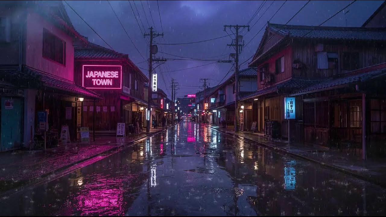 Night Rain Ambience 🌙 Lofi Beats for Focus, Relax & Quiet Moments #20