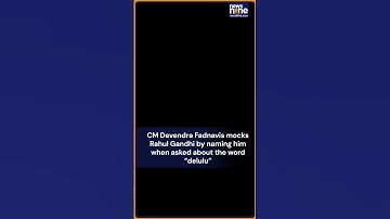 CM Devendra Fadnavis Mocks Rahul Gandhi | “Delulu” Remark Sparks Reaction | News9