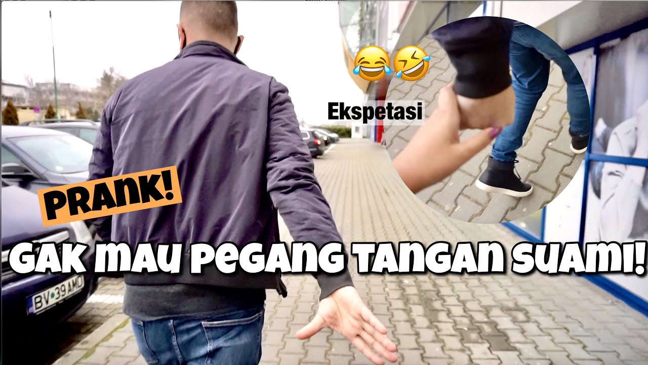 AUTO KESELL!! REAKSI SUAMI KALO ISTRI GAK MAU PEGANG TANGANNYA 😂🤣