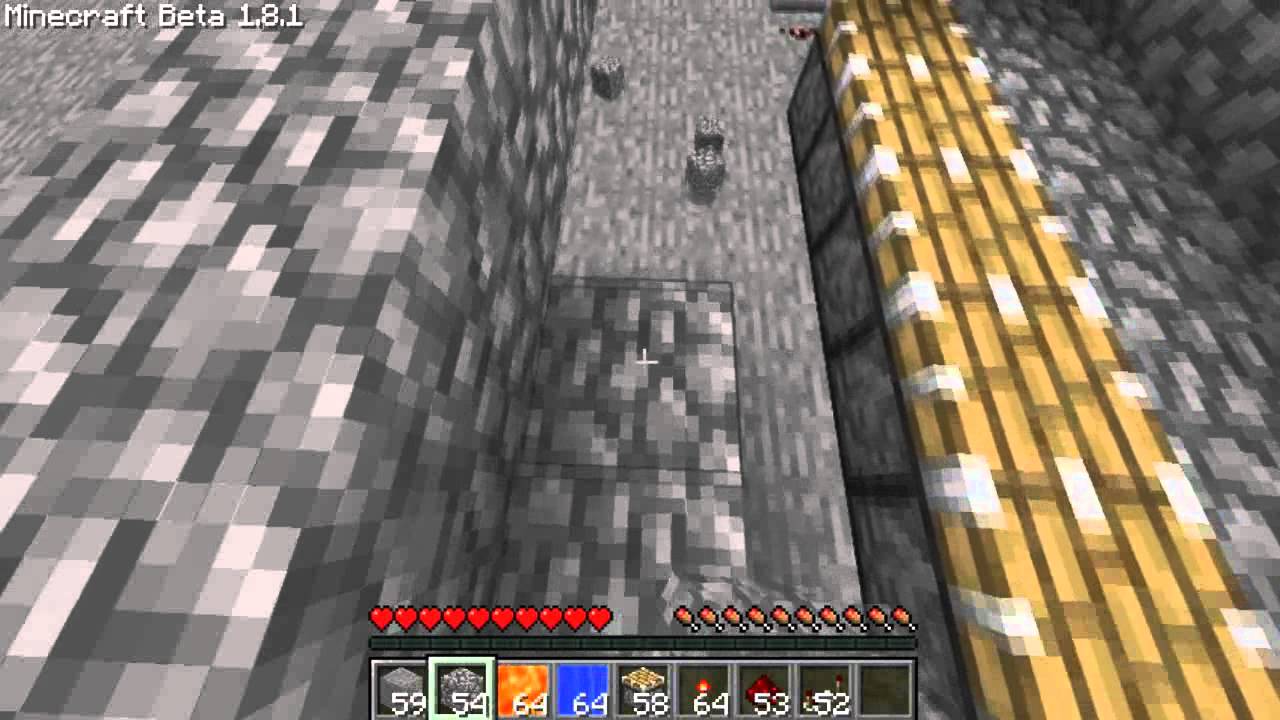 Minecraft - Self Building Wall Tutorial