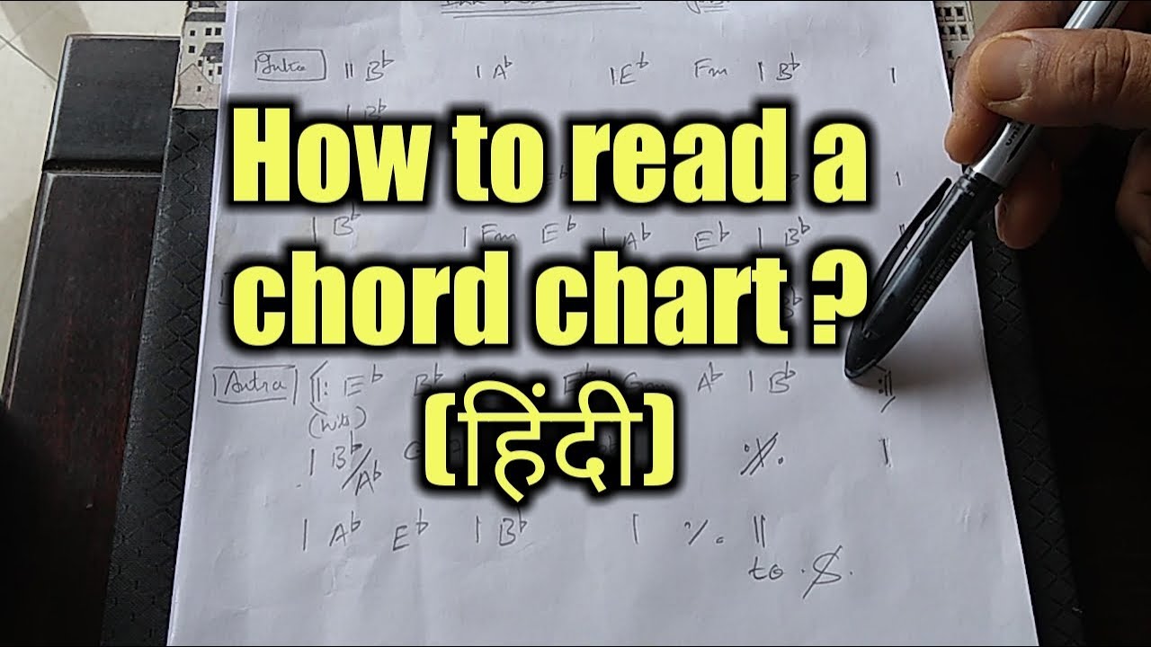 How to read a chord chart for bass (Hindi) . YouTube