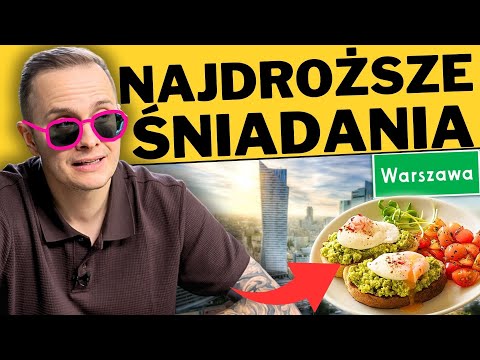 NAJDROŻSZE ŚNIADANIA W WARSZAWIE - RESTAURACJA GWIAZD - TO TUTAJ JEDZĄ ŚNIADANIA ZA 500 ZŁ!