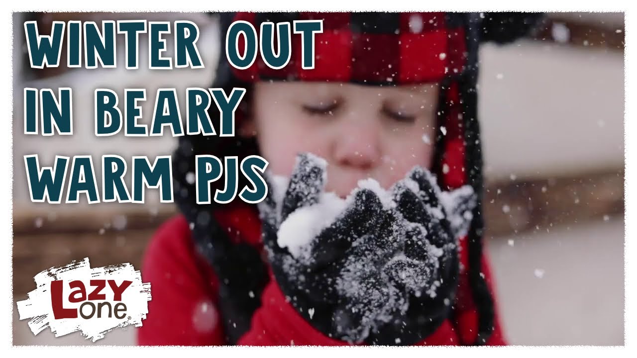 Winter Fun with Don't Wake The Bear Pajamas by LazyOne!