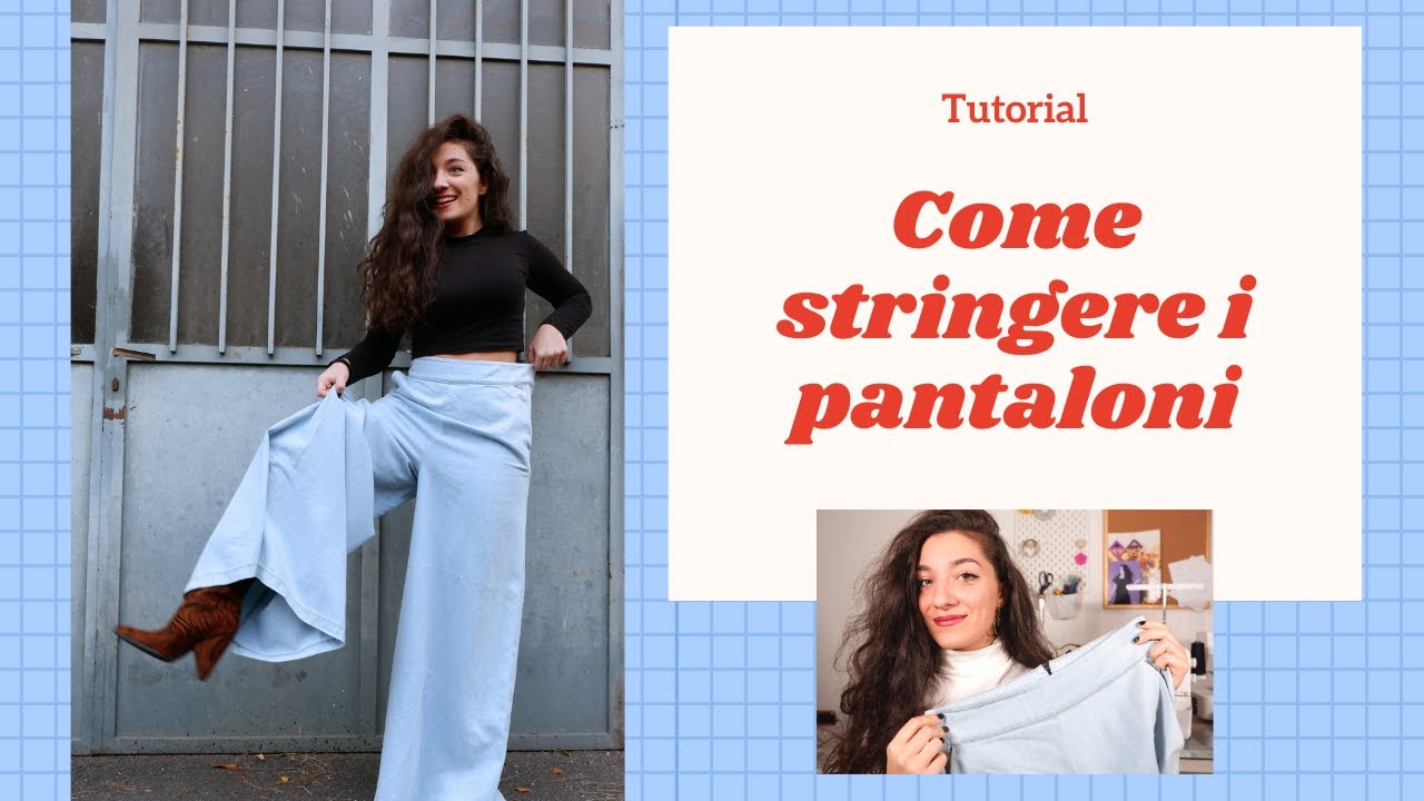 #DIY | Come stringere i pantaloni (3 modi diversi) - YouTube