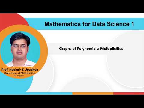 Lec 4.9 - Graphs of Polynomials: Multiplicities