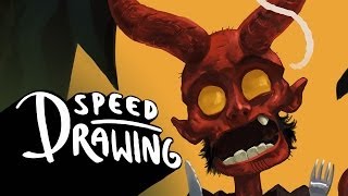 Speed Drawing: Young Hellboy