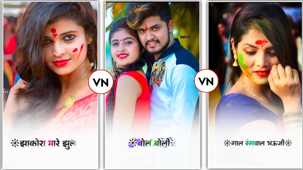 Left Right Holi Status Editing 2024 | Vn Video Editor | Holi Status Kaise Banaye Vn App Se
