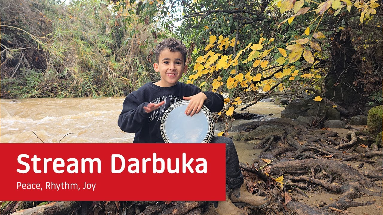 Darbuka by the Stream – Peace, Rhythm, Joy