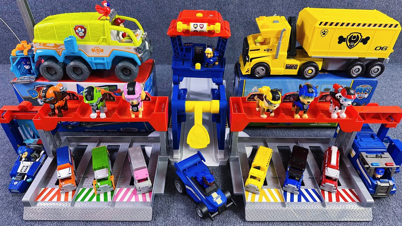 13 minutes of satisfying opening | cool paw patrol rescue wheels toys unboxingASMR | Review toys